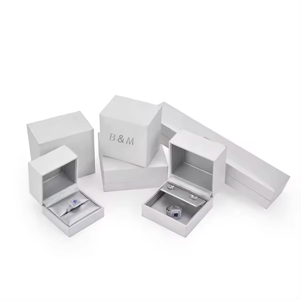 B&M Custom paper jewelry package plastic box