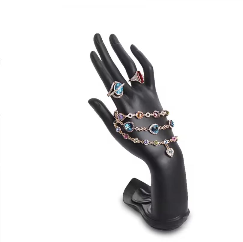 B&M finger model jewelry ring bracelet necklace jewelry display stand