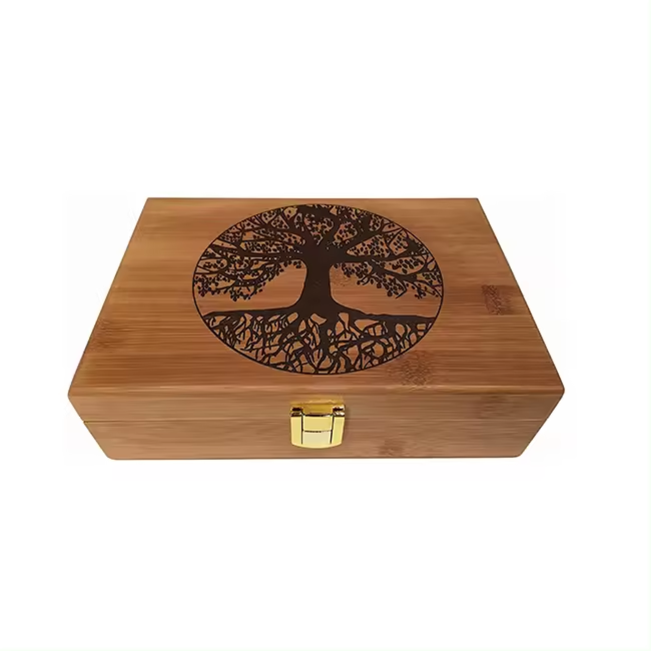 B&M Custom Logo Premium Pine Wood Box With EVA Insert