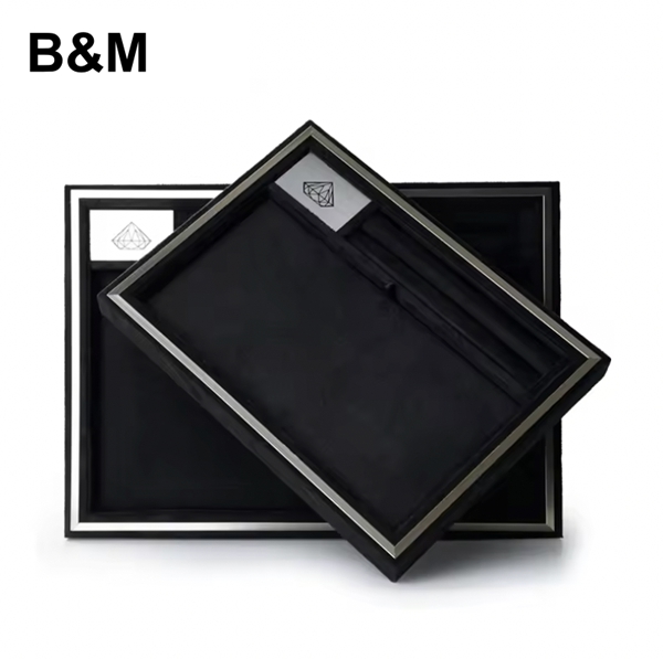 B&M Custom Jewelry Display Trays With Pads For Ring Necklace Earring 