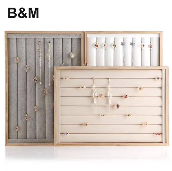 B&M High Quality Jewelry Storage Tray Ring Necklace Jewelry Display