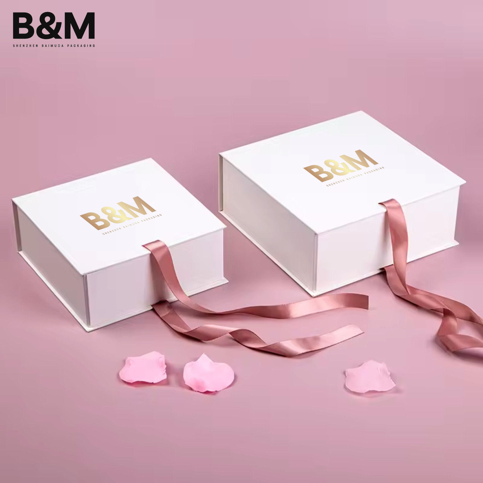 B&M Custom LOGO Specialized Jewelry Paper box 