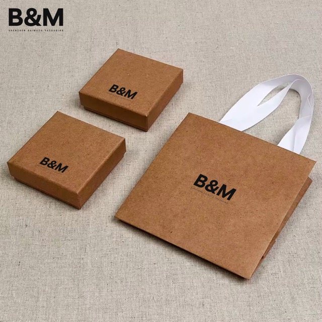 B&M Custom Specialized Paper Cardboard Jewelry  Box